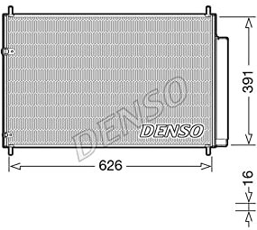 Denso Kondensator Klimaanlage Dcn50041