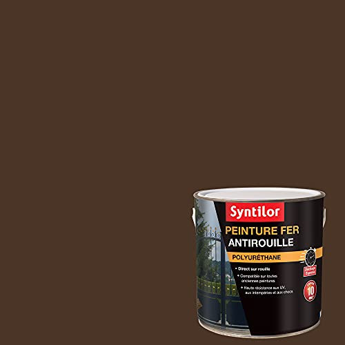 Syntilor - Peinture Fer Ultra Protect Brun Normand Satiné RAL 8014 1,5L