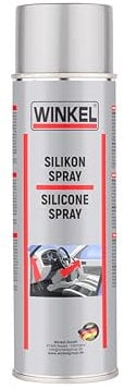 500 ML WINKEL Silikon Spray, Schmiermittel schmiert, pflegt und schützt langanhaltend Gummi, Kunststoff, Holz und Metallteile
