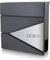 BITUXX® Design Briefkasten Wandbriefkasten Hausbriefkasten Postkasten mit Edelstahlblende Zeitungsfach Anthrazit Graphit Optik