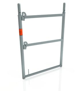 Stirngeländerrahmen Blizzard S70 1,00 m x 0,73 m, Gerüst, Baugerüst Bedarf, Gerüstbaubedarf, Gerüst Einzelteile (Stahl)