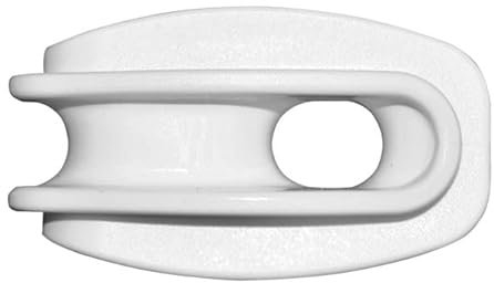 AKO Fencing 443341 Abspannisolator für Elektroseil, Weiß, 250 Stück
