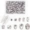 PandaHall 205pcs Glas Nähen auf Strass mit Nadeln Kristall Nähen auf Klaue Strass mit Loch für DIY Kleid Kleidung Schuhe Tasche Dekorationen