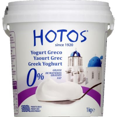 Hotos Yaourt grec 0% de matières grasses - Le pot de 1kg