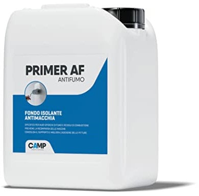CAMP PRIMER AF - Fondo aislante protector concentrado anti-manchas y anti-humo, para paredes interiores y exteriores - 5000 ml
