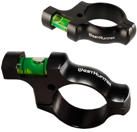 WestHunter Optik 30 mm / 25.4 mm Zielfernrohr Wasserwaage Bubble Level, für Präzisionsschießen, Wettkampf und Jagd | 2PCS