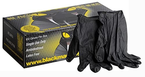 Black Mamba Nitrile Workshop Gloves Box 100 Units M