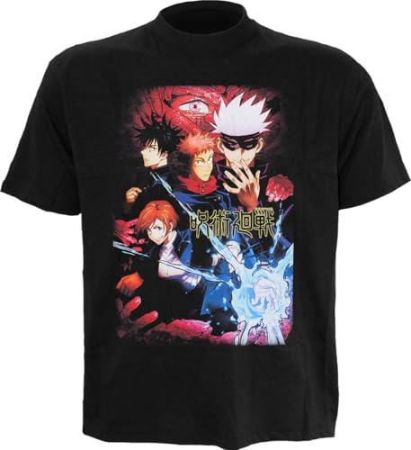 Jujutsu Kaisen Power Männer T-Shirt schwarz L 100% Baumwolle Anime, Fan-Merch, TV-Serien