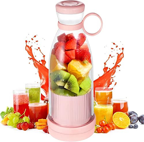 21 SHOP® Mini Frullatore Portatile USB Da Viaggio Succo di Frutta Juice Comodo e Facile da Utilzzare Lavare e Trasportare