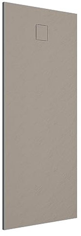 Piatto Doccia 90x180 cm Marrone Effetto Pietra Rettangolare in SMC Riducibile Samos