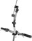 Fabater Schirmhalterung, 360° Verstellbarer Fahrrad-Regenschirm-Stretch-Halter, Fahrrad-Regenschirmklemme für Kinderwagen-Rollstühle mit 0,79–0,98 Zoll Lenker (Schwarz)