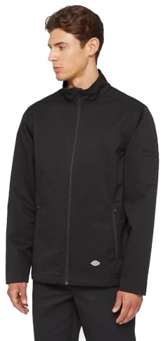 Dickies M Core Softshell-jacka för män, svart, S, Svart, S