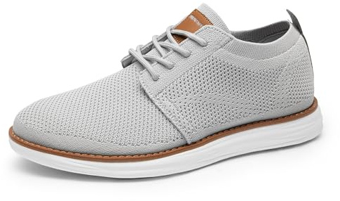 Bruno Marc Sneaker Oxford Uomo Traspirante, Memory Foam | Colletto elastico per calzata facile e dettagli imbottiti che proteggono il tallone, con suola waffle che mantiene i