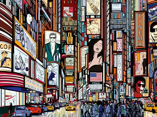 Ravensburger Colourful New York City 1000 Piece Jigsaw Puzzles for Adults and Kids Age 12 Years Up