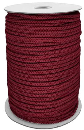 Polyester-Schnur 100m Kordel Seil Bekleidungskordel Makrameeschnur weiche Häkelbindung Ø ca. 6mm