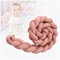 BesBet Bettschlange Baby FüR Antikollisionskopf Bettschlange Baby Geflochten Ideal Zum Verschenken Und Dekorieren,E-100CM