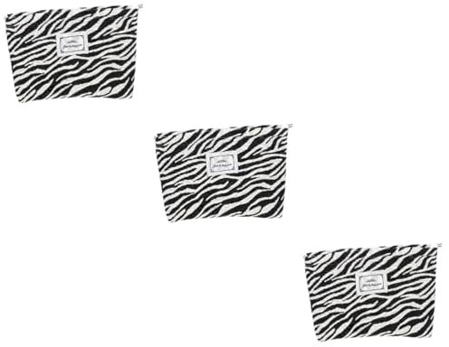 MAGICLULU Lot De 3 Grandes Trousses De Toilette pour Patients Trousse De Toilette À Compartiments Multiples Trousse De Maquillage À Fermeture Éclair