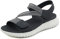 Meik Mangni Sandales Sport Femme Mode de Randonnée été Bout Ouvert Confortables Chaussures de Plage Noir B 38 EU