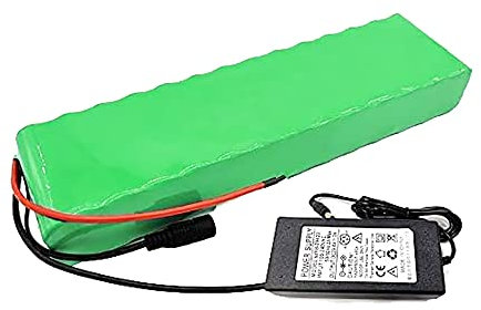 WILLQ Batteria al Litio 24 Volt con Caricabatterie Pacco Batteria agli ioni di Litio 24V 12Ah 29,4V Batteria di riserva 7S4P Batteria di riserva in PVC Impermeabile 260x38x68 mm