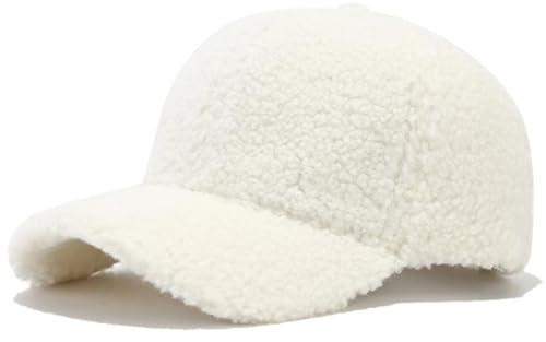 DURINM Baseball cap Winter Cappello Baseball Invernali Cappellino in Lana Berretto da Baseball Unisex Cappelli Invernali Cappelli per Circonferenza della Testa Cappellino con Visiera