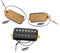 ibasenice Pastillas De Guitarra Eléctrica De 7 Cuerdas Humbucker Gmc19 Doble Bobina Con Tornillos y De Hierro