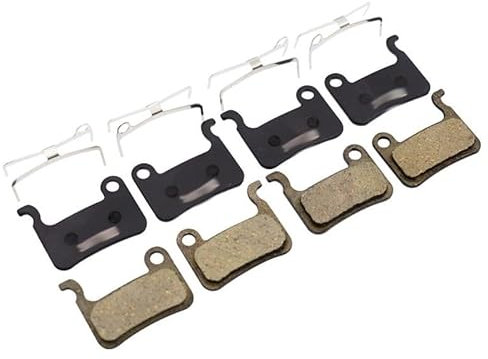 HUTMXK 4 Paare Harz Fahrrad Scheibe Bremsbeläge/Fit für Shimano Deore M596, M595, M535, Alloge S501, S500, T605, R505, M545, SLX M665,