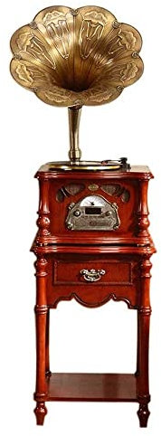 Music Box Record Player Turntable Vinyl Record Player with Built-in Speaker for Vinyl Records Vintage Record Player Vinyl Player Music Vinyl Turntable for Entertainment H