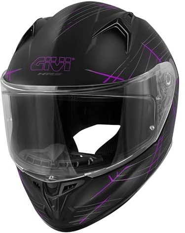 XT GIVI Casco Integrale 50.7 Phobia Nero Opaco Rosa Taglia M