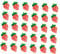 VICASKY Strawberry Decorations Set Pcs Nail Art Gems Resin Nail Charms Fruits Charm for Diy