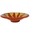 Genérico Plato Mezzé de Melamina 17 cm, rojo y amarillo, juego de 6