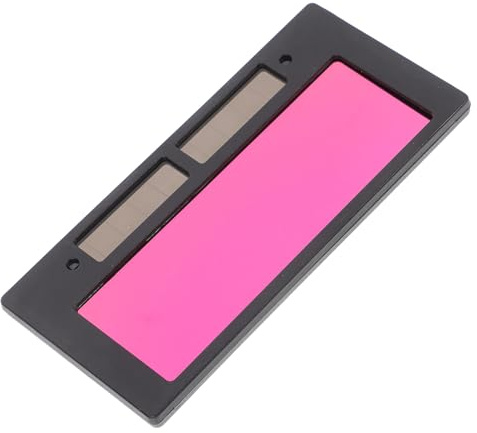 Veemoon Lente para Casco de Soldadura Oscurecimiento Automático Filtro Solar de Cristal Líquido 108X50 MM Accesorio Ligero y Portátil para Soldadura Eléctrica y Protección Ocular