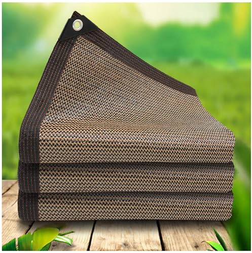 Sonnensegel für den Außenbereich, 5 x 7 m, atmungsaktiv, Sonnenschutz, für Terrasse, wasserdicht, UV-Schutz, robuster Ösenstoff, perfekt für Garten, Terrasse, Pool.