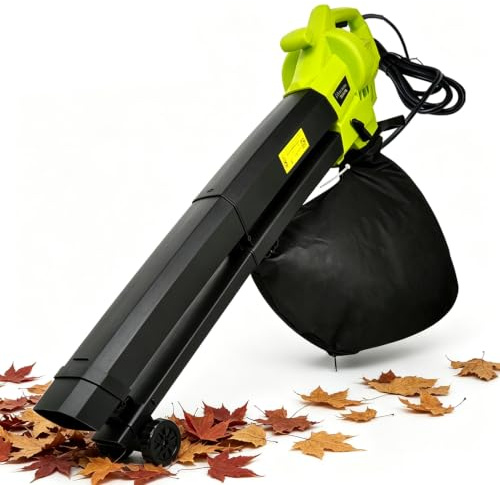 Aspirateur De Jardin Et Broyeur 16:1,14 000 TR/Min,Souffleur Jardin 3 en 1