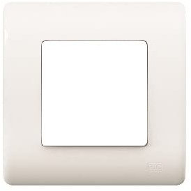 Bjc sol - Placa 2 elementos con bastidor sol-teide blanco