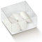 50 PZ Scatola PVC Trasparente 6X6X3 cm portaconfetti per BOMBONIERA