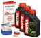 Motul 10W-40 Öl + Mahle Ölfilter für Yamaha XJ 600, 84-91, 51J 3KM 3KN - Ölwechselset inkl. Motoröl, Filter, Dichtring