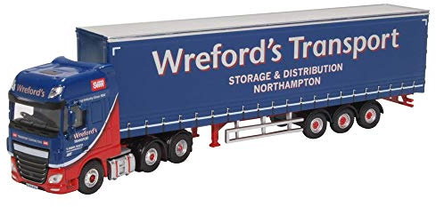 Oxford Diecast 1:76 DAF XF Euro 6 Curtainside Wrefords Collectable model 76DXF002