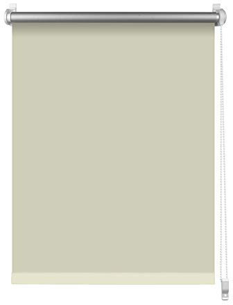 S SIENOC Thermorollo Klemmfix Rollo Beige L150 x W110cm Stoffbreite | 106cm Verdunkelungsrollo Silberbeschichtung Seitenzug für Fenster & Türen