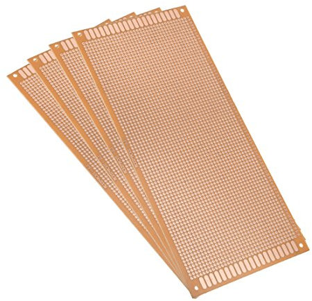 sourcing map 4pcs 10x22 cm Einseitig Universalpapier Schaltung Leiterplatte für DIY Löten DE de
