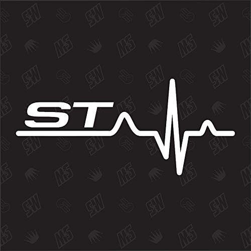 ST Herzschlag - Sticker für Ford