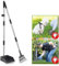 XXYL Hundekotschaufel, Haustier-Kot-Tablett und Rechen, Set für große, mittelgroße und kleine Hunde – 95 cm langer, Verstellbarer Griff mit Rechenabfall-Entfernungsschaufel