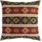 pillowerus Orientalische Kissenbezüge, Kelim, Burgunderrot und Dunkelgrün, 50,8 x 50,8 cm, dekorative Kissen, Retro-Raumdekoration für Couch, Bohemian-Stil, für Fenstersitz, Sofa, Aztekenmuster