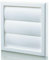 6 inch Light Weight Push Fit Extractor Fan Gravity Flappy Grill External Wall Air Vent Ventilation Plastic 5 Will fit All 150mm Universal Pipes