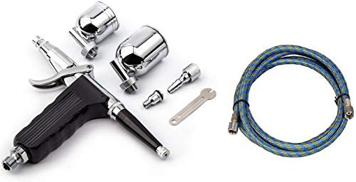 Aerografo Fengda BD-116 0,3 mm con Tubo aria telato Fengda 1,80 m attacco 1/8-1/8