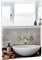 Dripex 60 x 45cm Frameless Rectangle Mirror, Wall Mounted Bathroom Mirror with Bevelled Edge & Pre-Drilled Holes, Horizontal or Vertical Hanging for Dressing Room Bedroom Living Room