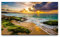 Paul Sinus Art Bilder XXL Hawaii Küstenlandschaft 120x70cm Wandbild auf Leinwand
