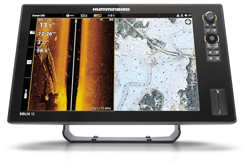 HUMMINBIRD Unisex-Adult NS-770 SOLIX 15 Chirp MEGA SI+ G3, Black, Standard