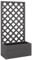 vidaXL Blumenkasten mit Rankgitter 65x30x135cm WPC Pflanzkasten Spalier Rankkasten Blumenkübel Rankhilfe Pflanztrog Pflanzkübel Garten