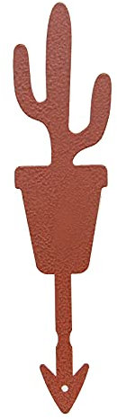 Stahl Deko Metall Blumen für Garten Pulver Farbe Beschichtung Blumentopf Picker Kaktus Drache Gott