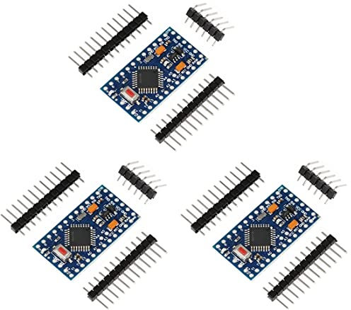 Fasizi 3pcs Pro Mini Mejora 16MHz 5V para Arduino PRO Módulo